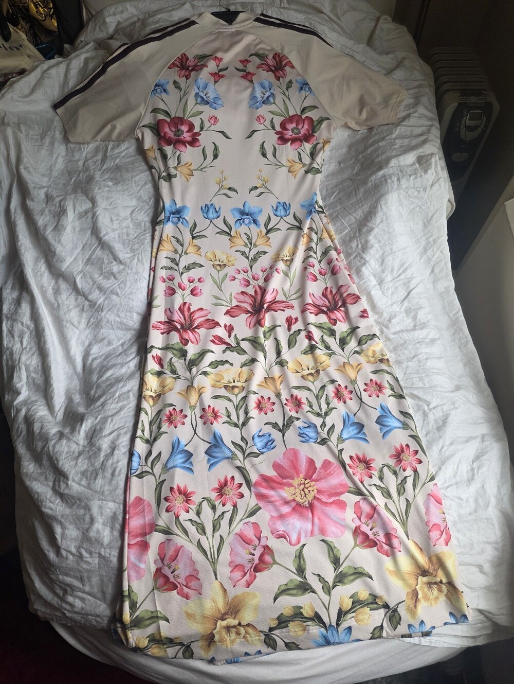 Adidas X Farm Rio Premium Floral Print Maxi Dress - Picture 13 of 15